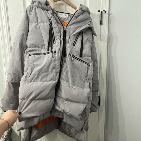 NWOT Artter Winter Down Jackets with Six Pockets sz 2xl - Picture 3 of 10